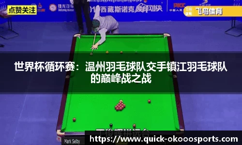 世界杯循环赛：温州羽毛球队交手镇江羽毛球队的巅峰战之战